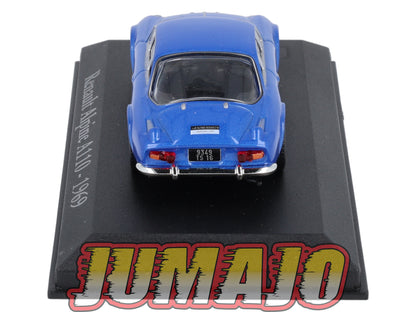 RBA46 voiture 1/43 RBA Italie IXO : RENAULT Alpine A110 1969