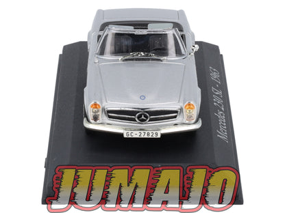 RBA4 voiture 1/43 RBA Italie IXO : MERCEDES 230 SL 1963 Pagode