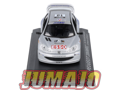 RCA101 voiture 1/43 IXO Altaya Rallye : PEUGEOT 206 WRC G.Panizzi 2000 #10