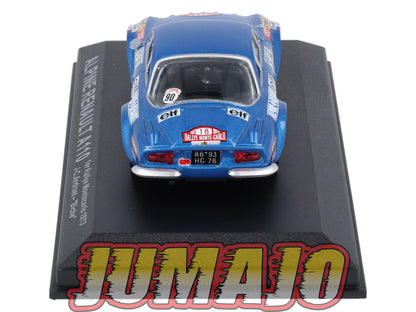 RCA102 Voiture 1/43 IXO Altaya Rallye : ALPINE RENAULT A110 1973 #18 Monte-carlo Andruet