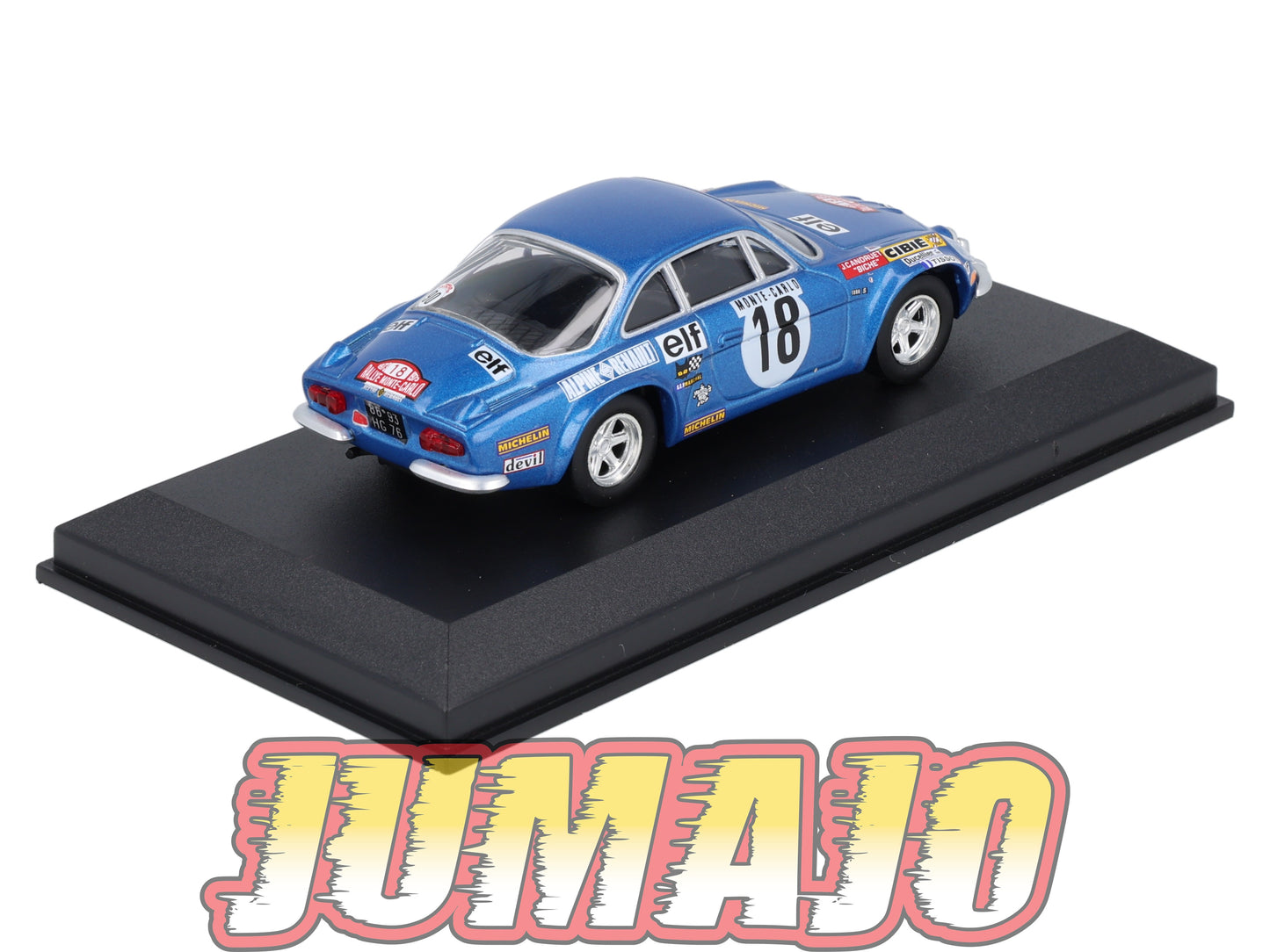 RCA102 Voiture 1/43 IXO Altaya Rallye : ALPINE RENAULT A110 1973 #18 Monte-carlo Andruet
