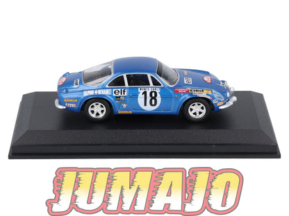 RCA102 Voiture 1/43 IXO Altaya Rallye : ALPINE RENAULT A110 1973 #18 Monte-carlo Andruet