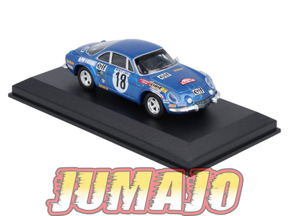 RCA102 Voiture 1/43 IXO Altaya Rallye : ALPINE RENAULT A110 1973 #18 Monte-carlo Andruet