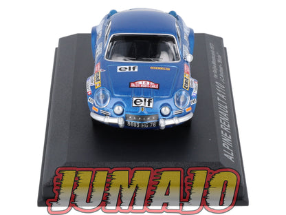 RCA102 Voiture 1/43 IXO Altaya Rallye : ALPINE RENAULT A110 1973 #18 Monte-carlo Andruet