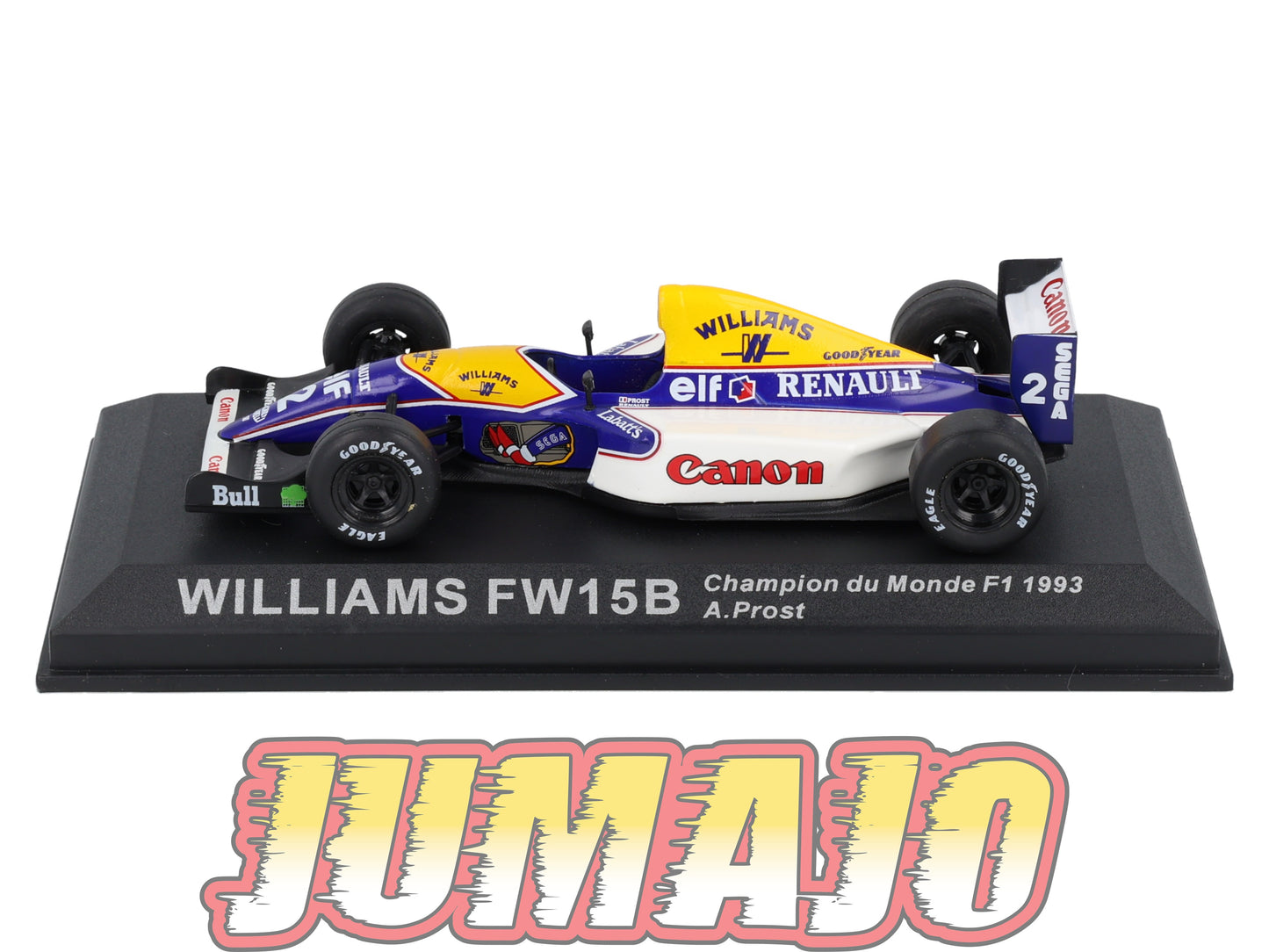 RCA104 Voiture 1/43 IXO F1 WILLIAMS FW15B Champion Du Monde #2 1993 A Prost
