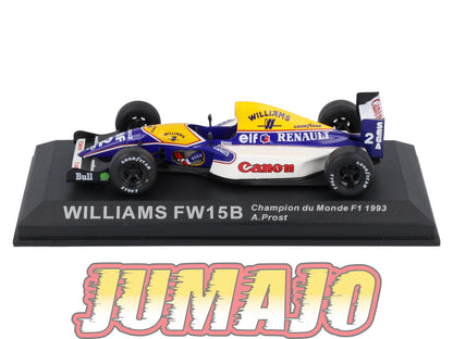 RCA104 Voiture 1/43 IXO F1 WILLIAMS FW15B Champion Du Monde #2 1993 A Prost