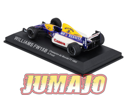 RCA104 Voiture 1/43 IXO F1 WILLIAMS FW15B Champion Du Monde #2 1993 A Prost