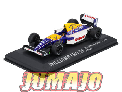 RCA104 Voiture 1/43 IXO F1 WILLIAMS FW15B Champion Du Monde #2 1993 A Prost