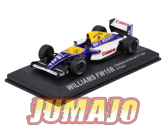 RCA104 Voiture 1/43 IXO F1 WILLIAMS FW15B Champion Du Monde #2 1993 A Prost