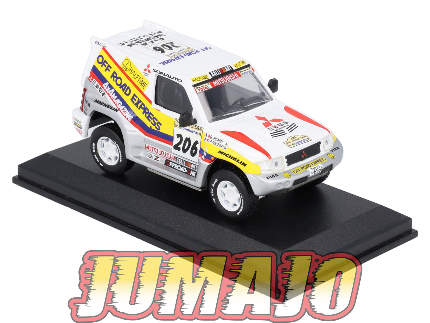 RCA105 voiture 1/43 IXO Altaya Rallye : MITSUBISHI 4x4 Picard 1998 #206