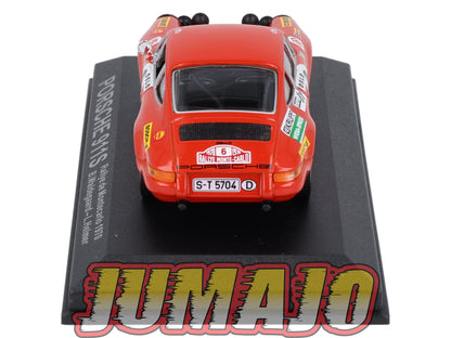 RCA107 Voiture 1/43 IXO Altaya Rallye : PORSCHE 911S 1970 #6 Monte-carlo Waldegard