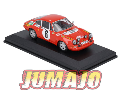RCA107 Voiture 1/43 IXO Altaya Rallye : PORSCHE 911S 1970 #6 Monte-carlo Waldegard