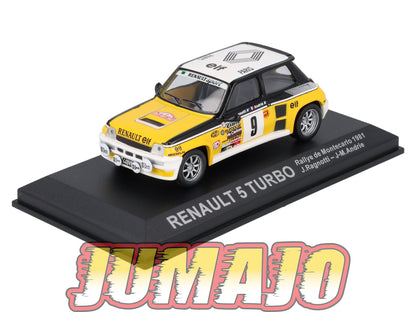 RCA109 Voiture 1/43 IXO Altaya Rallye RENAULT 5 Turbo 1981 #9 J Ragniotti