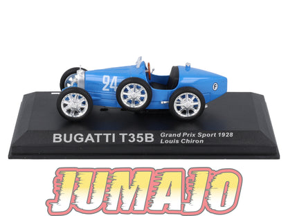 RCA113 Voiture 1/43 IXO 24 Heures Le Mans BUGATTI T35B #24 1928 Chiron