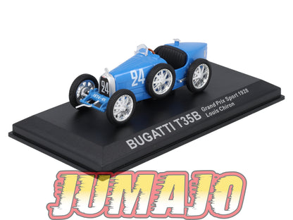 RCA113 Voiture 1/43 IXO 24 Heures Le Mans BUGATTI T35B #24 1928 Chiron