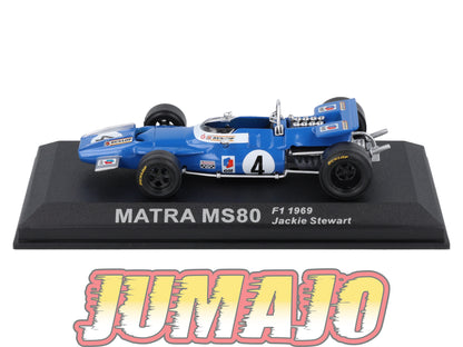 RCA114 Voiture 1/43 IXO F1 MATRA MS80 #4 1969 Stewart