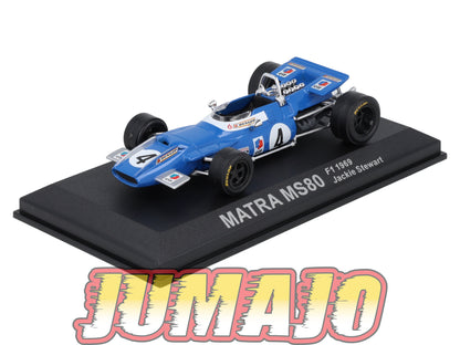 RCA114 Voiture 1/43 IXO F1 MATRA MS80 #4 1969 Stewart
