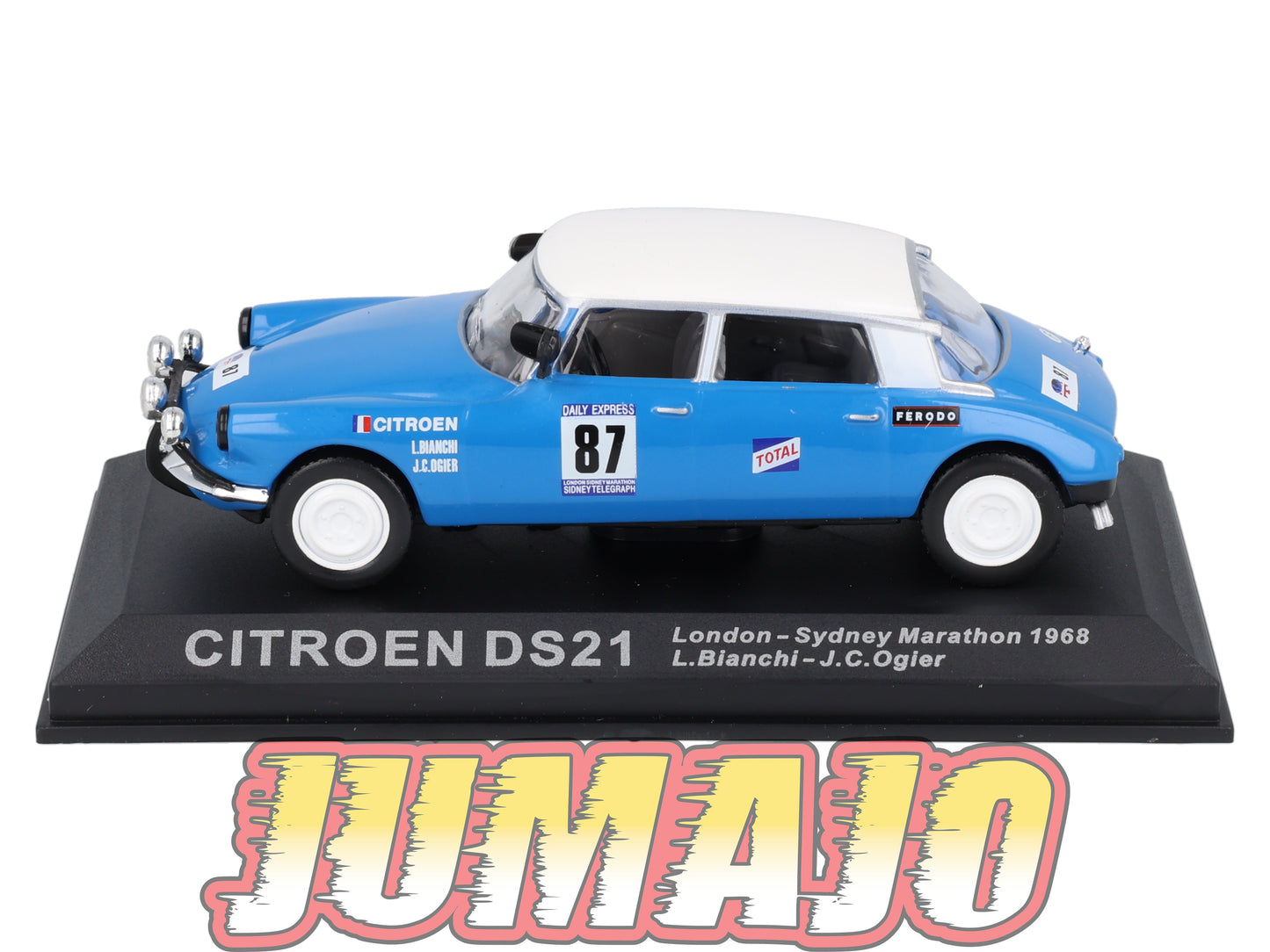 RCA120 Voiture 1/43 IXO Altaya Rallye CITROËN DS21 1968 #87 J C Ogier