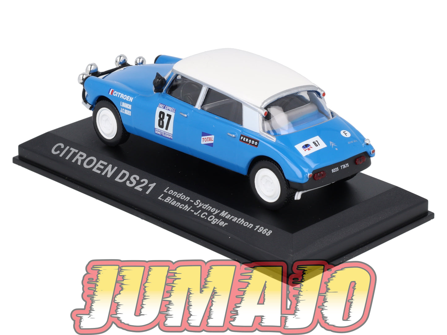 RCA120 Voiture 1/43 IXO Altaya Rallye CITROËN DS21 1968 #87 J C Ogier