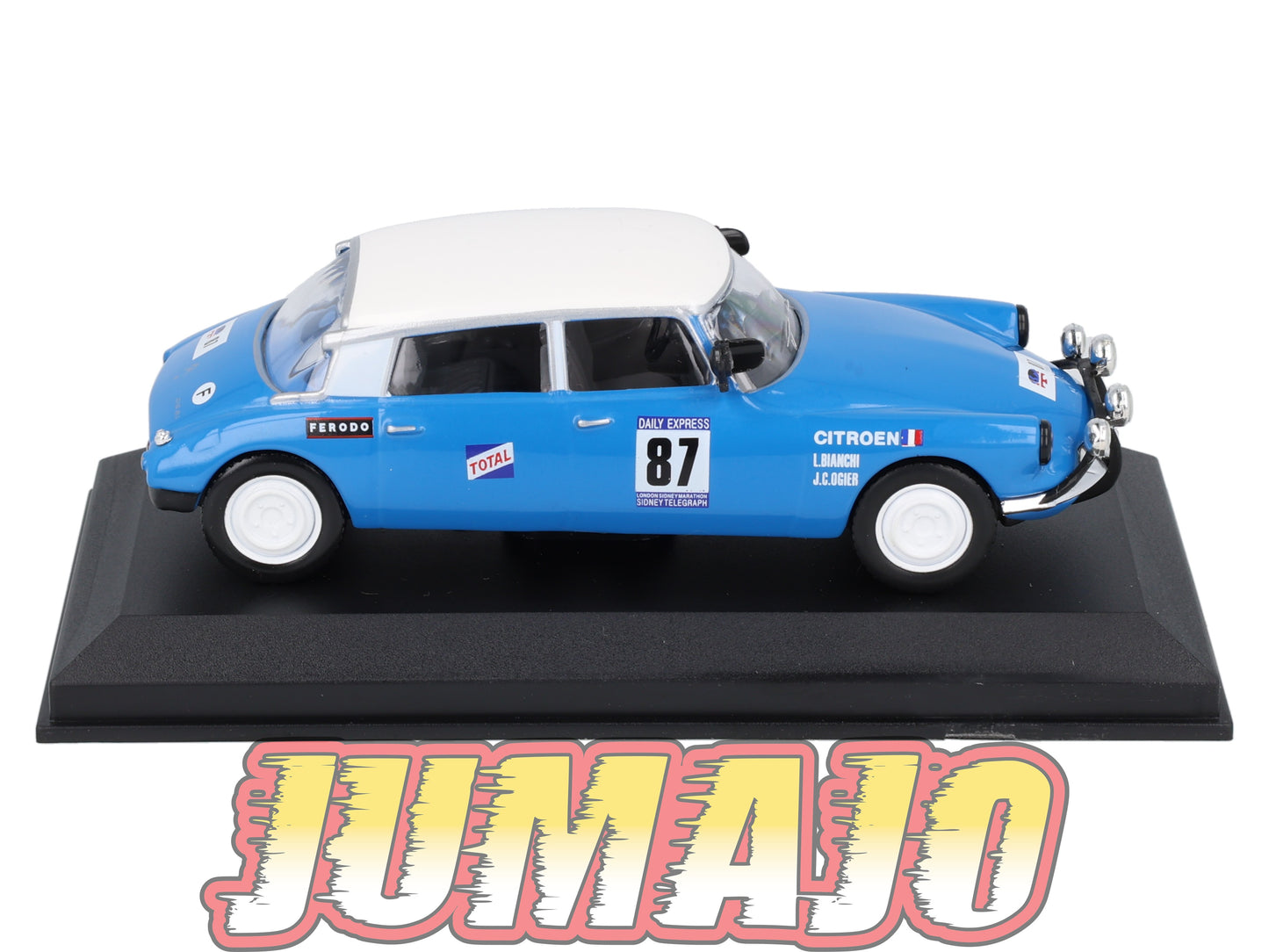 RCA120 Voiture 1/43 IXO Altaya Rallye CITROËN DS21 1968 #87 J C Ogier