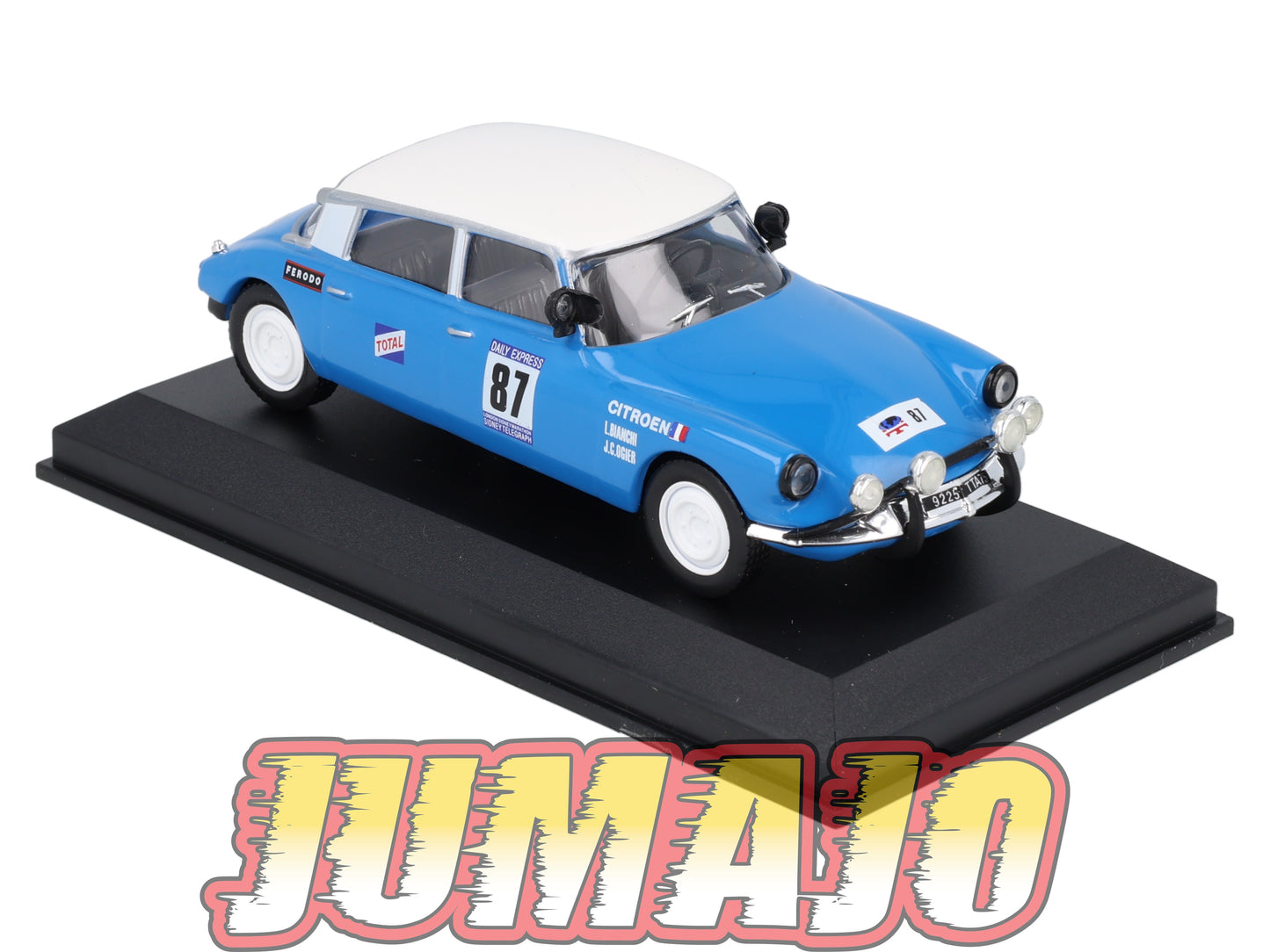 RCA120 Voiture 1/43 IXO Altaya Rallye CITROËN DS21 1968 #87 J C Ogier