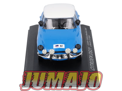 RCA120 Voiture 1/43 IXO Altaya Rallye CITROËN DS21 1968 #87 J C Ogier
