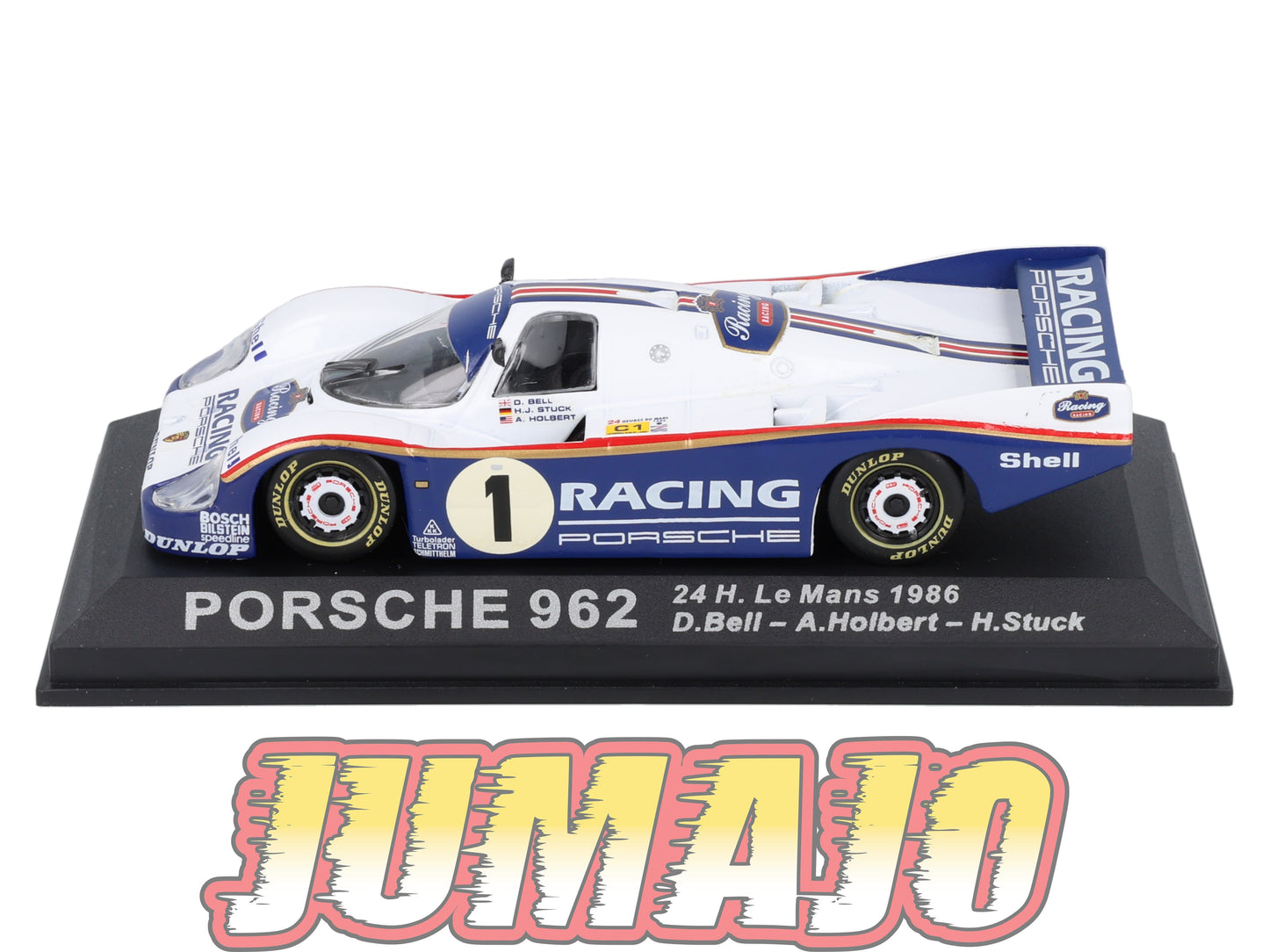 RCA122 Voiture 1/43 IXO 24 Heures Le Mans PORSCHE 962 Winner #1 1986 Bell