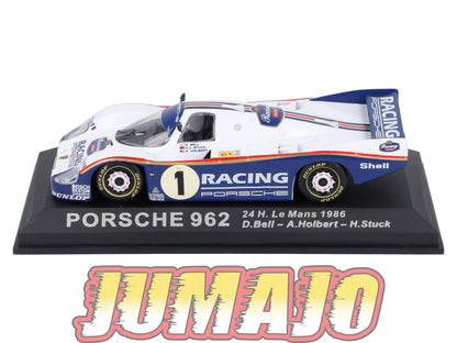 RCA122 Voiture 1/43 IXO 24 Heures Le Mans PORSCHE 962 Winner #1 1986 Bell