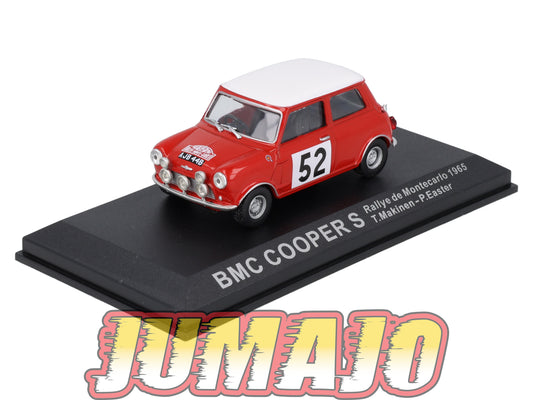 RCA130 Voiture 1/43 IXO Altaya Rallye BMC Cooper S #52 1965 Makinen