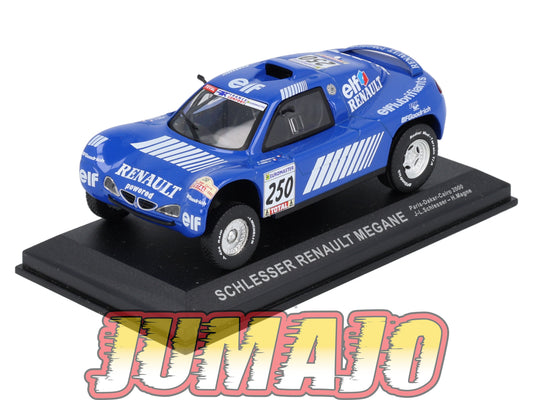 RCA131 voiture 1/43 IXO Altaya Rallye RENAULT Schlesser Megane Winner 2000 #250