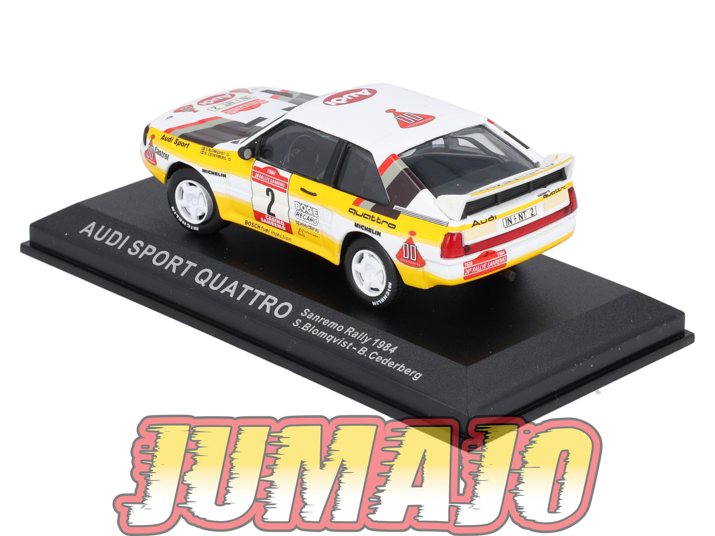 RCA133 voiture 1/43 IXO Altaya Rallye : AUDI Sport Quattro S.Blomqvist 1984 #2