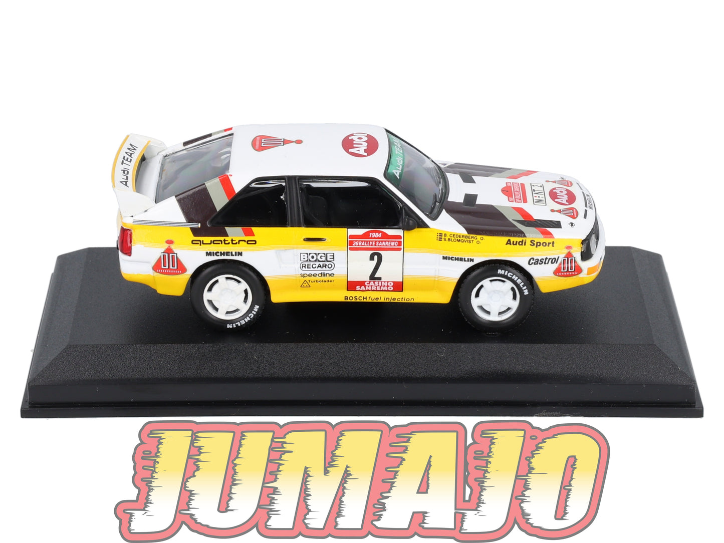 RCA133 voiture 1/43 IXO Altaya Rallye : AUDI Sport Quattro S.Blomqvist 1984 #2