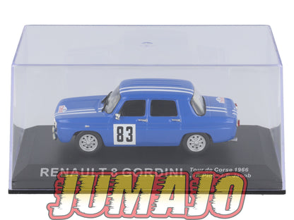 RCA135 Voiture 1/43 IXO Altaya Rallye RENAULT 8 Gordini #83 1966 Piot