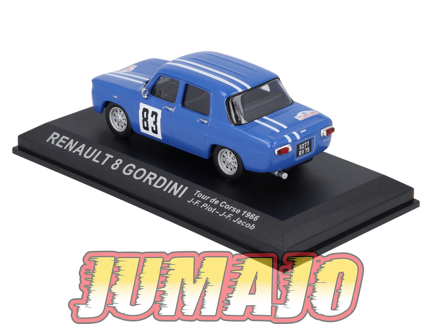 RCA135 Voiture 1/43 IXO Altaya Rallye RENAULT 8 Gordini #83 1966 Piot