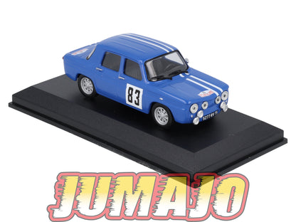 RCA135 Voiture 1/43 IXO Altaya Rallye RENAULT 8 Gordini #83 1966 Piot