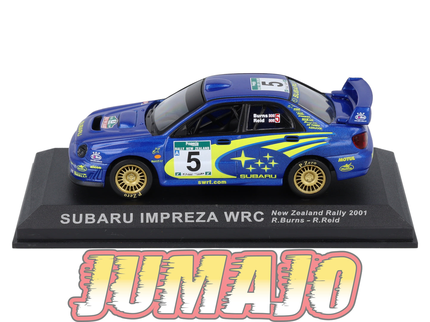 RCA136 voiture 1/43 IXO Altaya Rallye : SUBARU Impreza WRC 2001 #5 R.Burns