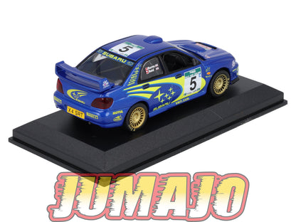 RCA136 voiture 1/43 IXO Altaya Rallye : SUBARU Impreza WRC 2001 #5 R.Burns