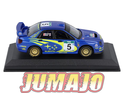 RCA136 voiture 1/43 IXO Altaya Rallye : SUBARU Impreza WRC 2001 #5 R.Burns