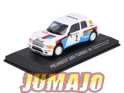RCA137 Voiture 1/43 IXO Altaya Rallye PEUGEOT 205 Turbo 16 1985 #2 Vatanen