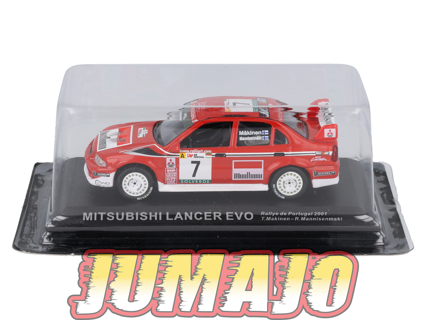 RCA139 Voiture 1/43 IXO Altaya Rallye MITSUBISHI Lancer EVO 2001 #7 Makinen