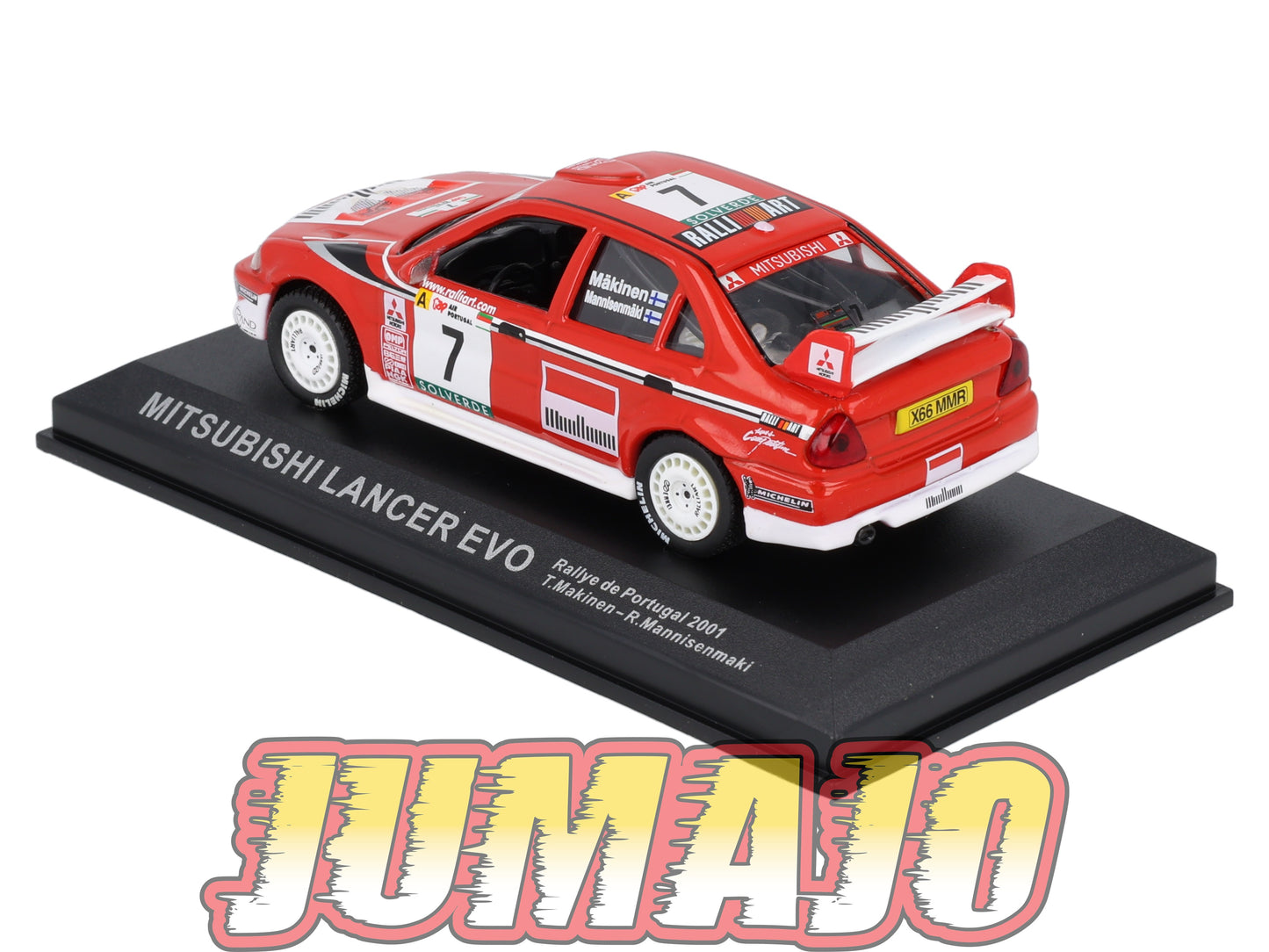 RCA139 Voiture 1/43 IXO Altaya Rallye MITSUBISHI Lancer EVO 2001 #7 Makinen