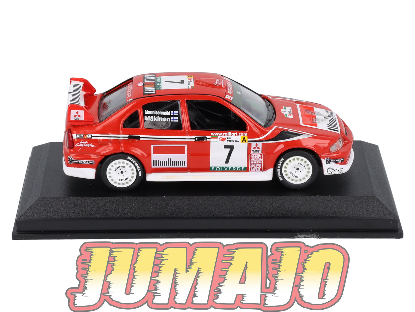 RCA139 Voiture 1/43 IXO Altaya Rallye MITSUBISHI Lancer EVO 2001 #7 Makinen