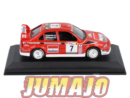 RCA139 Voiture 1/43 IXO Altaya Rallye MITSUBISHI Lancer EVO 2001 #7 Makinen