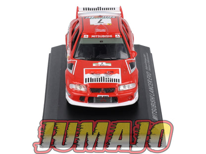 RCA139 Voiture 1/43 IXO Altaya Rallye MITSUBISHI Lancer EVO 2001 #7 Makinen