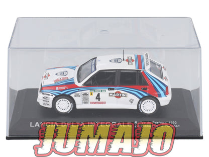 RCA13 Voiture 1/43 IXO Altaya Rallye : LANCIA Delta Integrale 1992 #4 J.Kankkunen