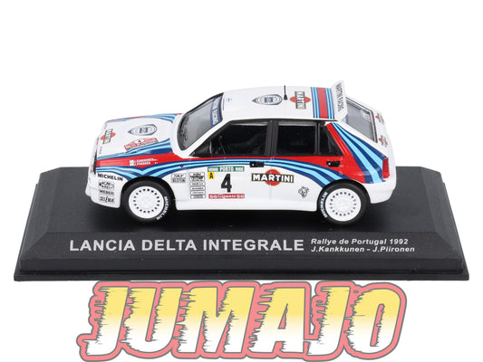 RCA13 Voiture 1/43 IXO Altaya Rallye : LANCIA Delta Integrale 1992 #4 J.Kankkunen