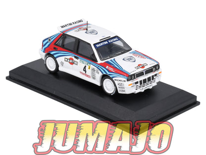 RCA13 Voiture 1/43 IXO Altaya Rallye : LANCIA Delta Integrale 1992 #4 J.Kankkunen