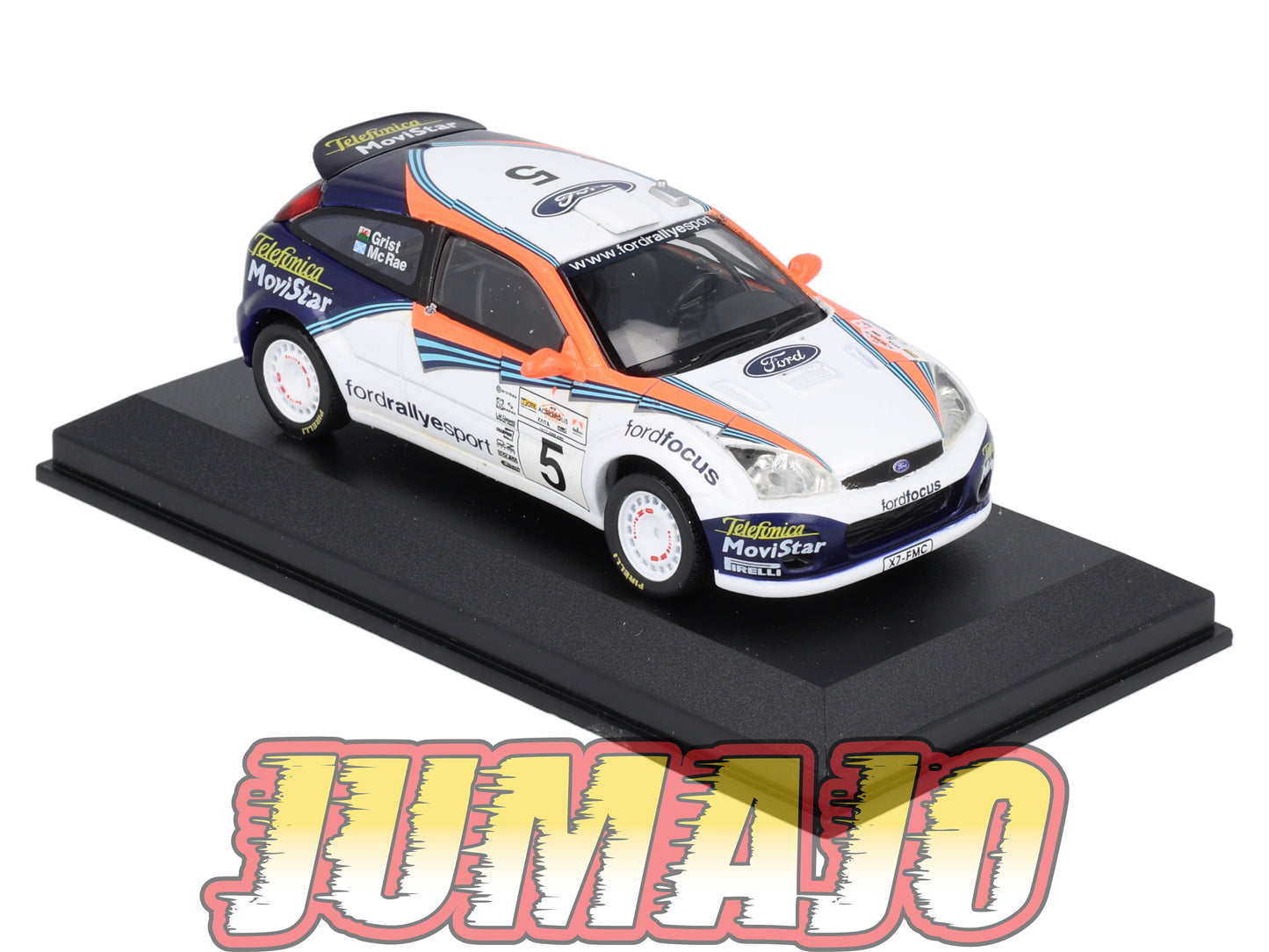 RCA140 voiture 1/43 IXO Altaya Rallye : FORD Focus WRC C.McRae 2002 #5