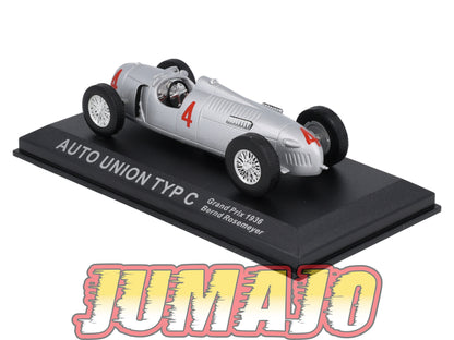 RCA141 Voiture 1/43 IXO F1 Auto Union TYP C #4 1936 Rosemeyer