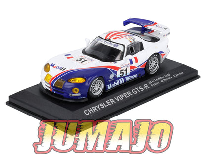 RCA143 Voiture 1/43 IXO 24 Heures Le Mans CHRYSLER Viper GTS-R #51 1998 Lamy